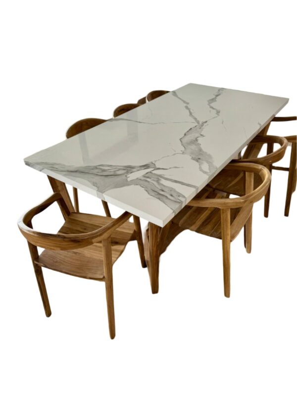 Mesa Porcelanato Cuadrada