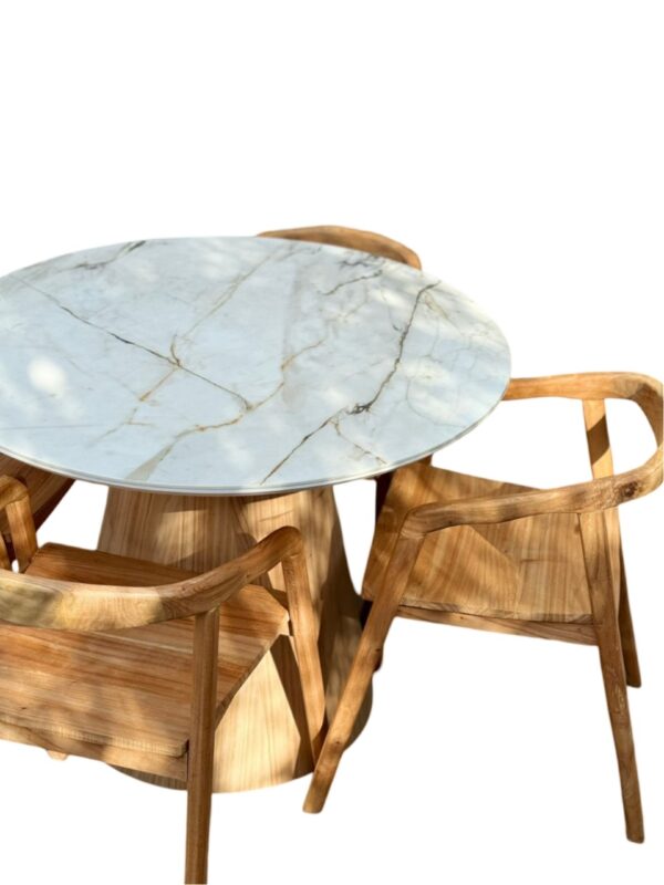 Mesa Porcelanato Redonda